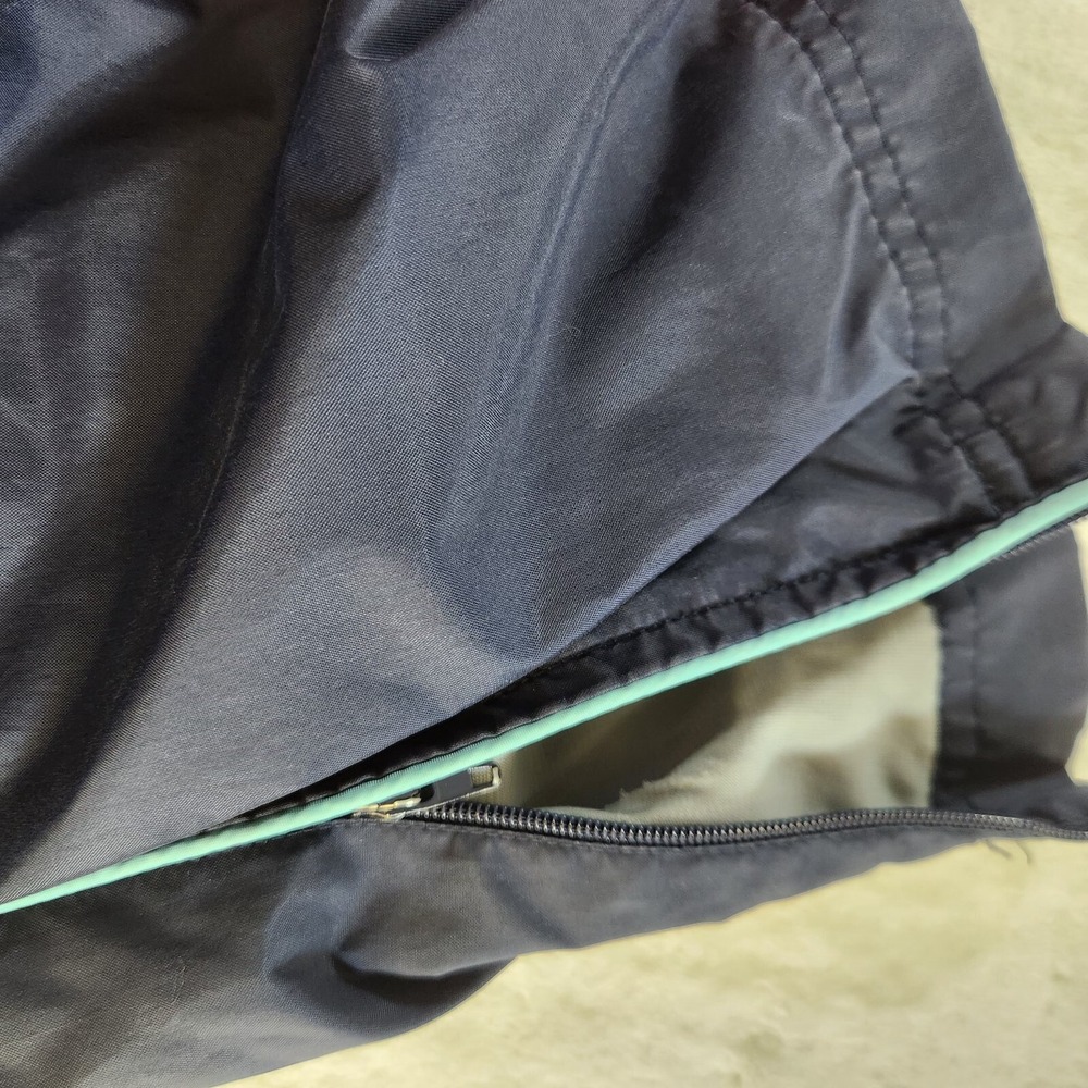 Nike Track Suit Womens Size L (14-16) Navy Blue Y2K Style Zip Ankles Lined- READ - Picture 7 of 15
